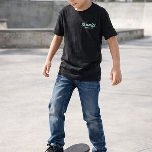 O’Neill Black Short Sleeve Graphic Logo T Shirt M Surf Skater Casual Beach Coast